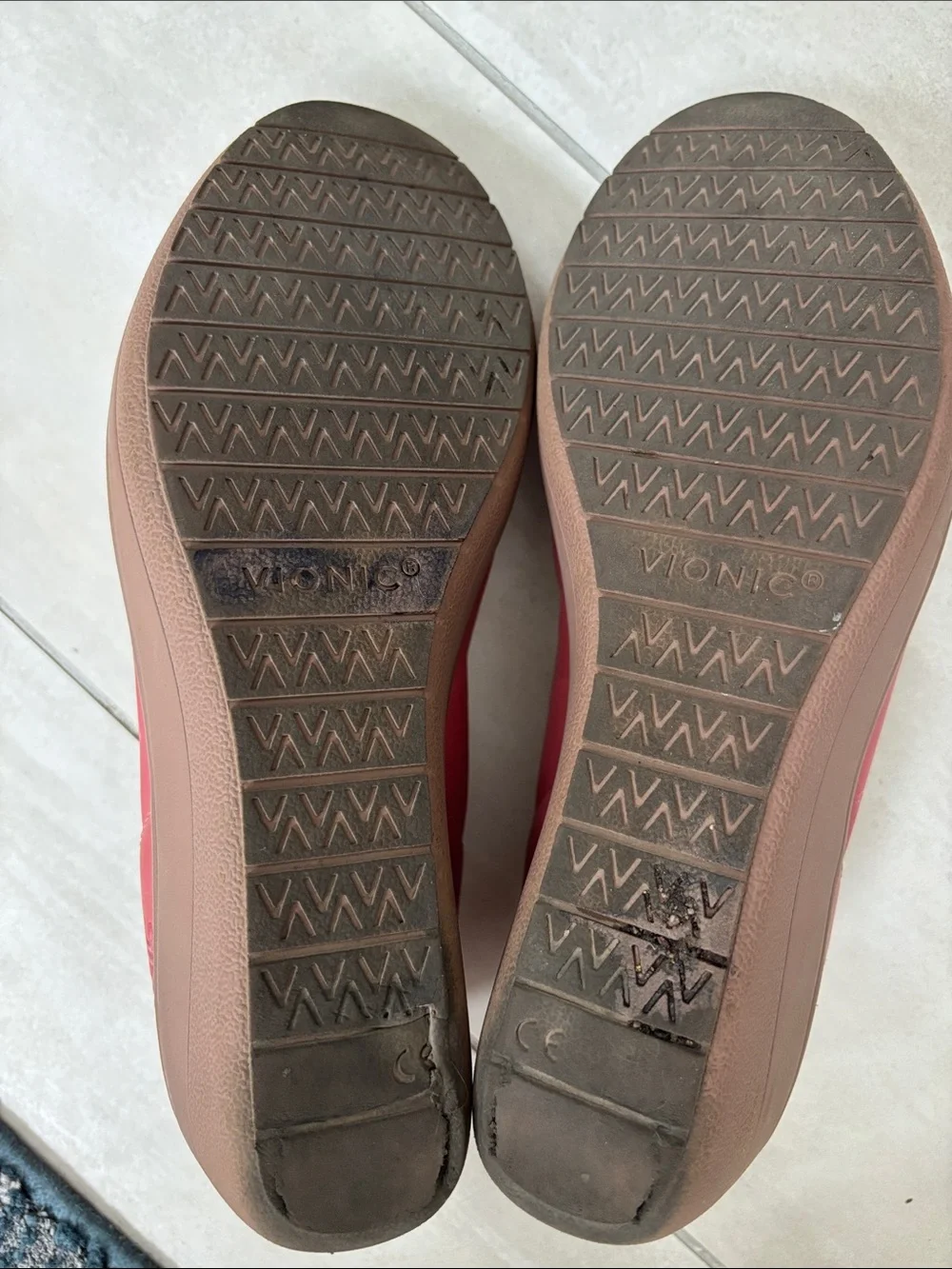 Vionic Jacey Wedge Leather Almond Toe Dusty Cedar Pink 8